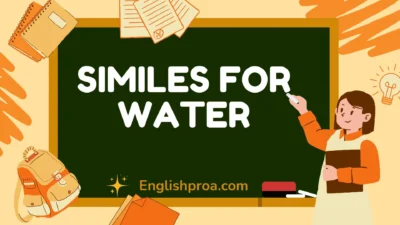 Similes for Water